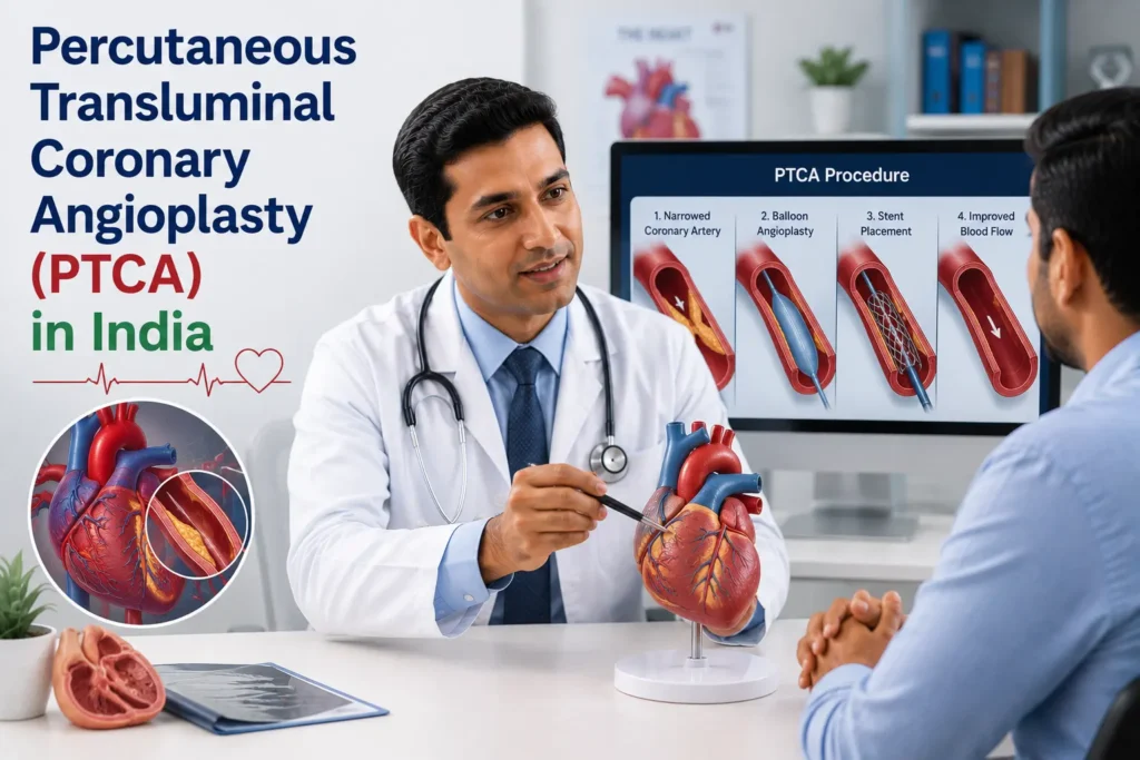 Percutaneous Transluminal Coronary Angioplasty (PTCA) in India