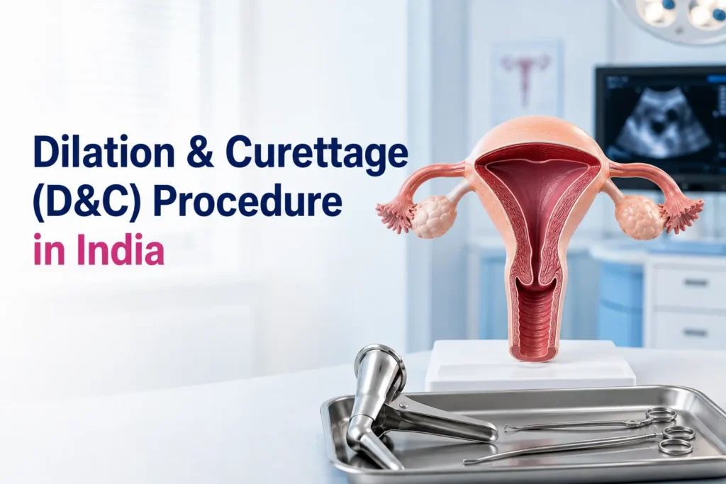 Dilation & Curettage D&C procedure in India